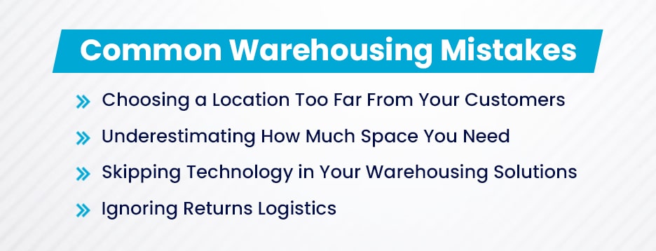 Common Warehousing Mistakes